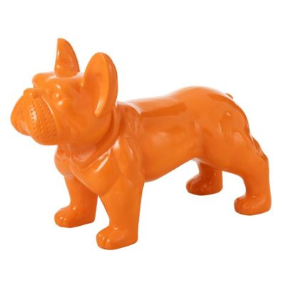 J-line Statue Déco Bulldog 88cm Orange - vue 2