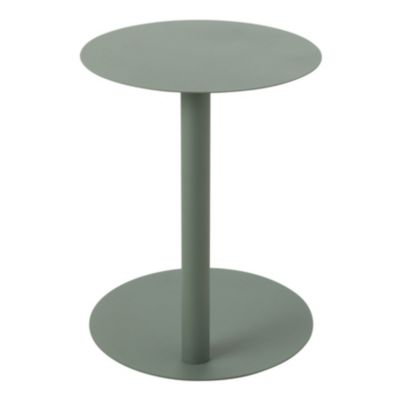 J-line Table d'Appoint Ronde en Métal Reva 50cm Argent - vue 2
