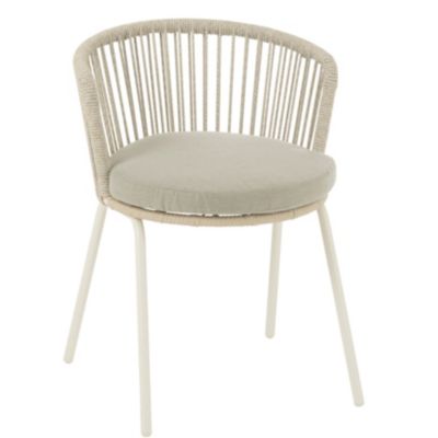 J-line Chaise Design Corde Toa 75cm Gris - vue 2