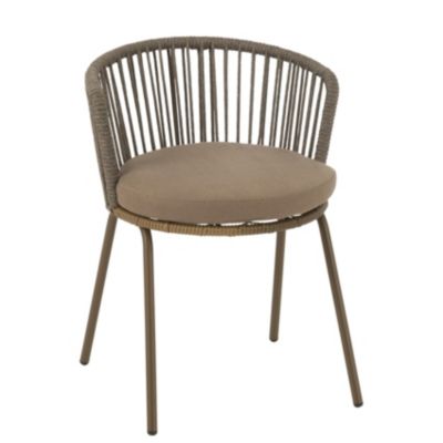 J-line Chaise Design Corde Toa 75cm Marron - vue 2