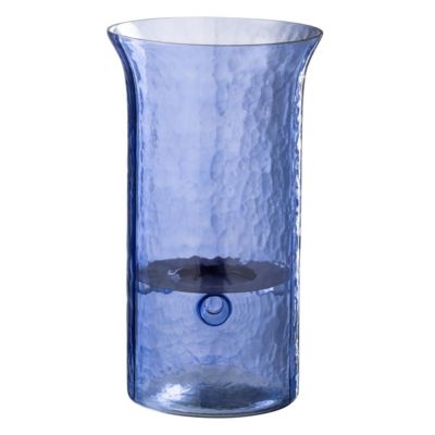 J-line Photophore Étroit en Verre Tarifa 34cm Bleu - vue 2