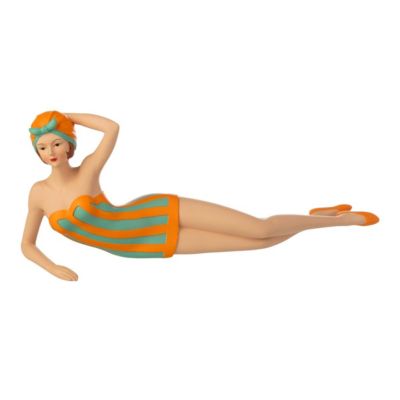 J-line Statuette Femme Maillot de Bain 50cm Bleu - vue 2