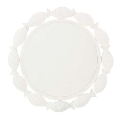 J-line Miroir Mural en Métal Poisson 76cm Argent - vue 2