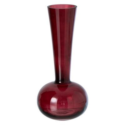 J-line Vase Design en Verre Iris 32cm Rouge - vue 2