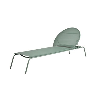 Bain de soleil aluminium et textilène Pop Arcane