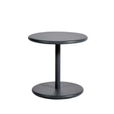 Table basse de jardin aluminium Pop gris Arcane H.44 cm