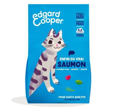 Croquette pour chat adulte au saumon 2kg Edgard cooper