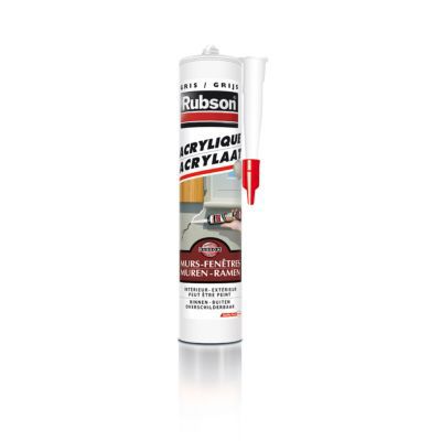 Mastic Rubson Maison Acrylique Murs-Fenêtres gris cartouche 280ml - Rubson