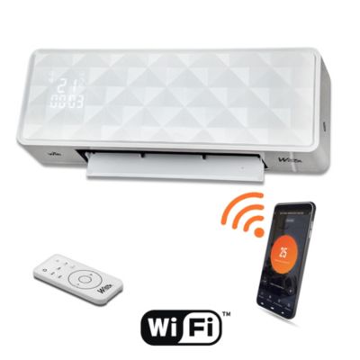 Warm Tech Chauffage Électrique Mural - 2000w - Céramique - Wifi - 240v - Jusqu'a 50m3 Blanc - vue 2