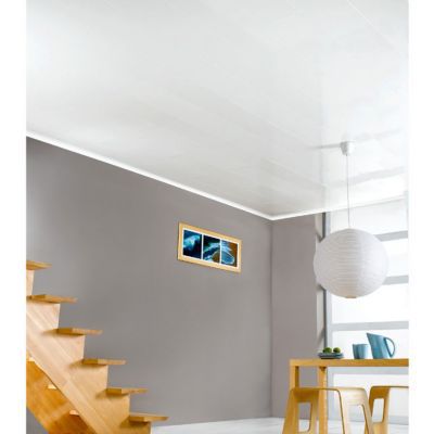 Dalle pvc Dumaplast blanc brillant (vendue à la botte)