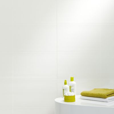 Lambris PVC Blanc laque (vendu à la botte)