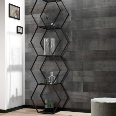 Dalle PVC Dumawall Barnwood 18x120cm metal