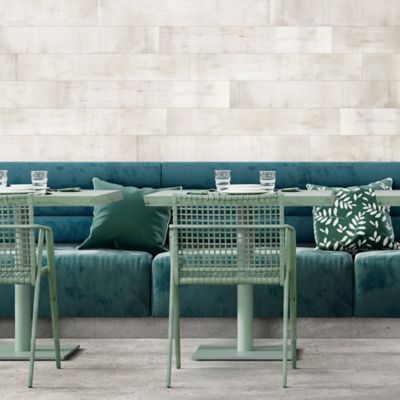 Dalle PVC Dumawall Barnwood 18x120cm argent