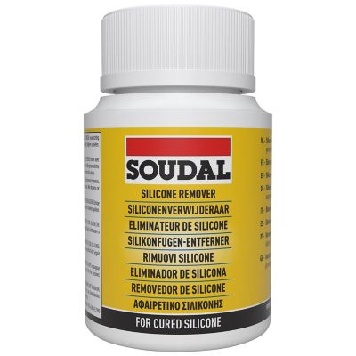 Eliminateur de joint de silicone Soudal 100ml transparent
