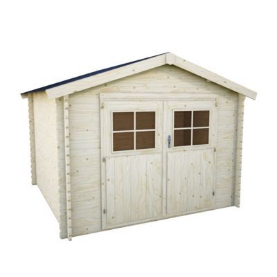 Abri de jardin en bois Valodeal  Ep. 34mm  7 40m²