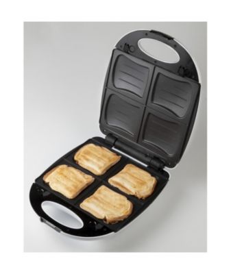 Domo Appareil a croque-monsieur 1200 W Blanc DO9046C - vue 6