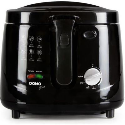 Domo Friteuse électrique classique - DO461FR - 2.5L - Noir - Thermostat réglable - Cool Touch - vue 4