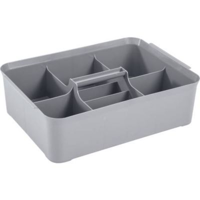 Curver 243837 Boîte de rangement HANDY 36,6 x 26,3 x 10,4 cm, 6 compartiments