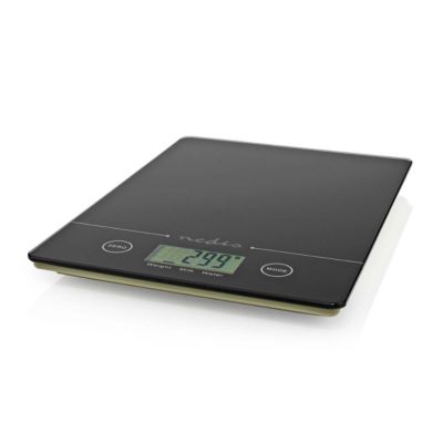 Balance de Cuisine Electronique Verre Trempé Poids Maximum 5 Kilos NEDIS