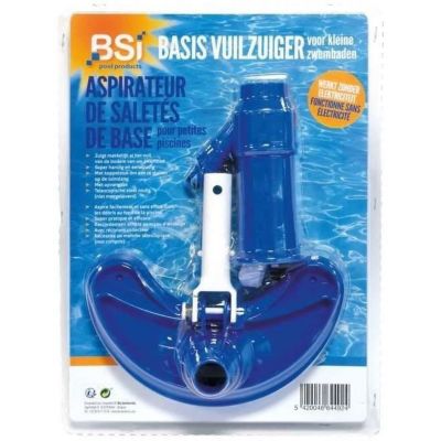 Aspirateur de fond manuel BSI Avec sa poche pour les détritus de la piscine 30cm - vue 2