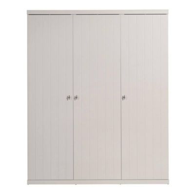 Armoire 3 Portes "Robin" 204cm Blanc