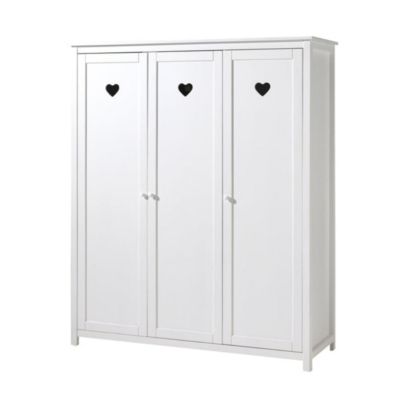 Armoire 3 portes Vipack Amori - Blanc