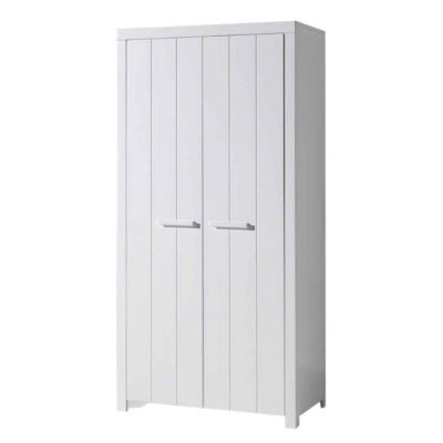 Armoire 2 Portes "Erik" 205cm Blanc