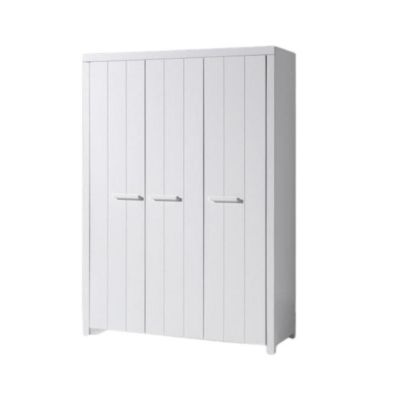 Paris Prix Armoire 3 Portes "Erik" 205cm Blanc - vue 3