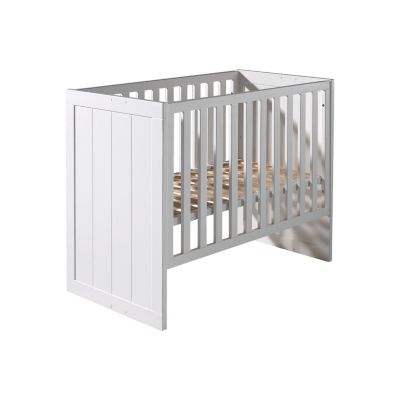 Lit bebe 60x120 Sommier inclus Vipack Erik - Blanc