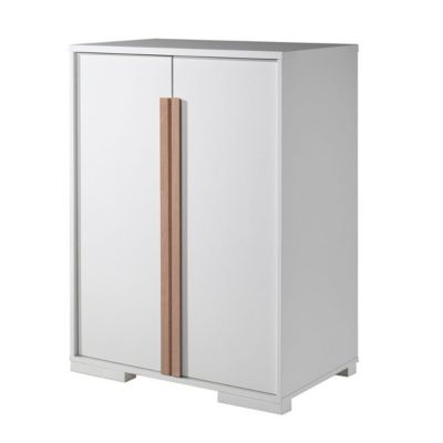 Armoire 2 Portes "London" 116cm Blanc