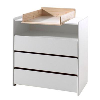 Pack - Commode & Plan à Langer "Kiddy" 90cm Blanc