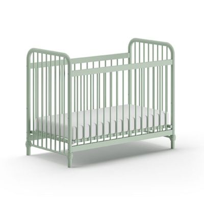 Lit bébé 60x120 Jaxx by Vipack Bronxx Vert mat