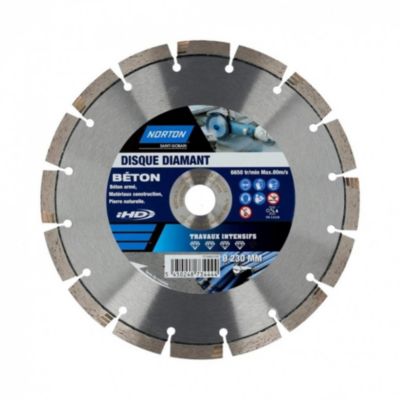 NORTON Disque diamant intensif construction 230 IHD