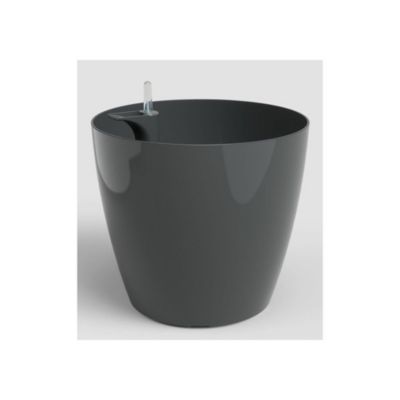Artevasi Pot fleuri San Remo 30 cm anthracite avec arrosage auto 14,5 L Gris - vue 2