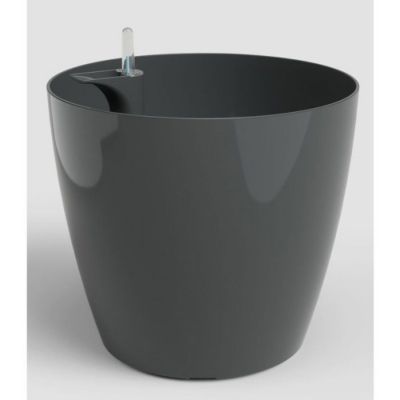 Artevasi Pot de fleurs - San Remo SWS 36 BR - Intérieur/extérieur - Plastique - 36 x H33,5 cm - 25 L Gris - vue 2