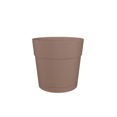 Pot à fleurs et plantes rond CAPRI LARGE Plastique Réservoir d'eau diamètre 35 cm ARTEVASI - vue 3