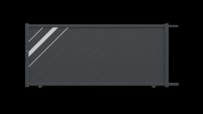 Portail coulissant MARIONE2 360X1,60GRIS70