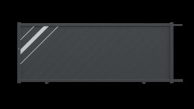 Portail coulissant MARIONE2 4,10X1,60 m GRIS70