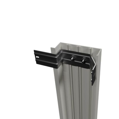 Tapée d'isolation pour porte d'entrée aluminium blanc G65+ 160mm