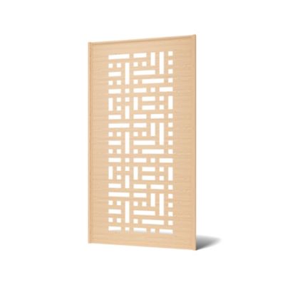 Panneau décoratif 2 pour pergola chêne clair H.225 x l.120 cm 4ALU