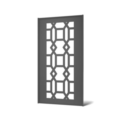 Panneau décoratif pour pergola gris anthracite 7016 H.225 x l.120 cm 4ALU