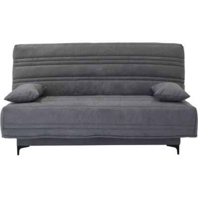 Conforteam Canapé convertible clic-clac 3 places KRISTEN - Largeur 199 cm - Matelas 14 cm - C de rangement Gris - vue 2