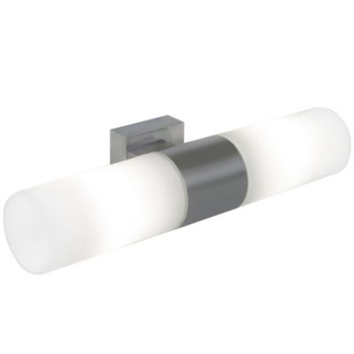 Applique murale TANG Double E14 verre et métal acier brossé IP44 Salle de bain Nordlux Intérieur - vue 2