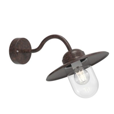 Applique murale LUXEMBOURG E27 métal couleur rouille IP54 Nordlux Extérieur - vue 2