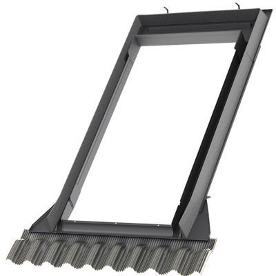 Raccord de remplacement fenêtre de toit sur tuiles Velux EW SK06 6000 gris