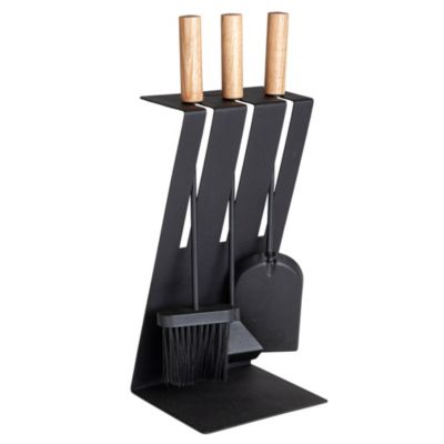 Serviteur de cheminée Aduro Baseline3 3 accessoires noir