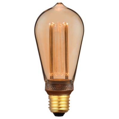 Ampoule LED décorative rétro dimmable E27 ?6.4cm 120lm 3,5W doré blanc chaud Nordlux
