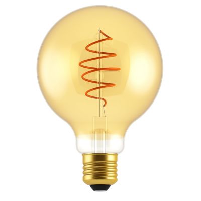 Ampoule LED décorative en spiral dimmable E27 ?12.5cm 250lm 5W doré blanc chaud Nordlux