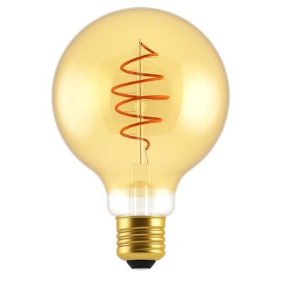 Ampoule LED décorative en spiral dimmable E27 ?12.5cm 250lm 5W doré blanc chaud Nordlux
