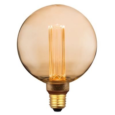 Ampoule LED décorative rétro dimmable E27 ?12.5cm 120lm 3,5W doré blanc chaud Nordlux